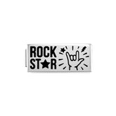 Nomination COMPOSABLE GLAM DOUBLE SYMBOLE Element aus Edelstahl, mit Emaille verziert (02_Rock Star)